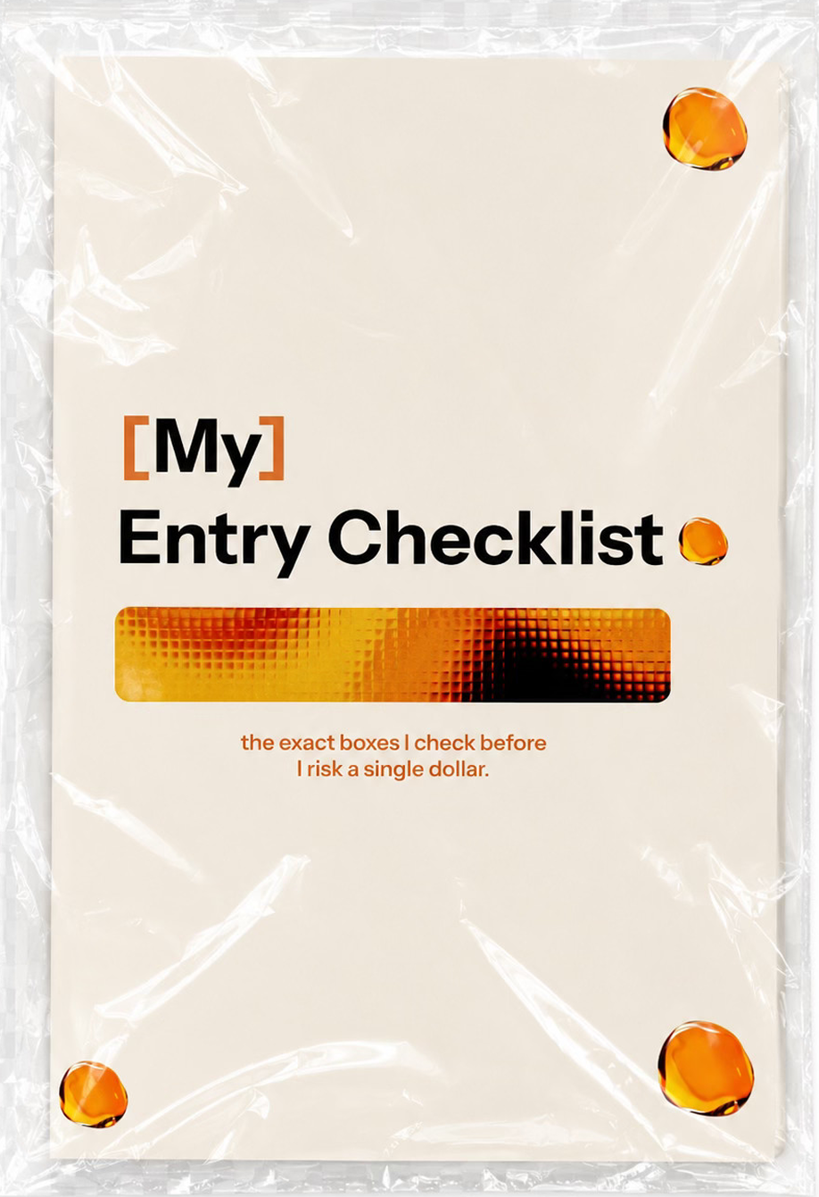 Trader Bray My Entry Checklist cover